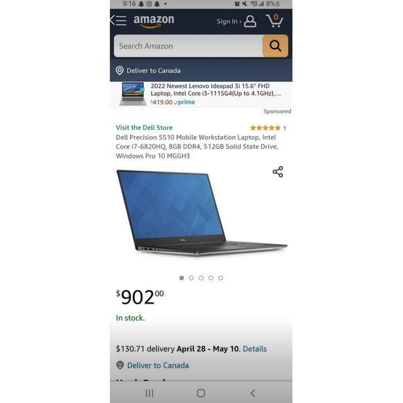 Dell Precision 5150 15.6" - Picture 4 of 5